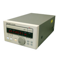 Tascam CD-601 MKII Schnelleinstieg