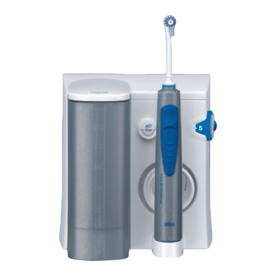 Braun Oral-B Professional Care 8500 OxyJet Gebrauchsanweisung