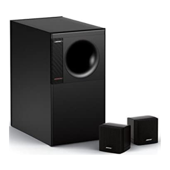 Bose Acoustimass 3 Series IV Bedienungsanleitung