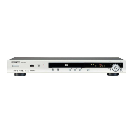 Onkyo DV-SP405 Bedienungsanleitung