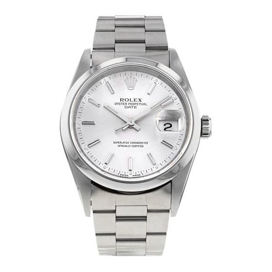 ROLEX OYSTER PERPETUAL DATE Handbücher