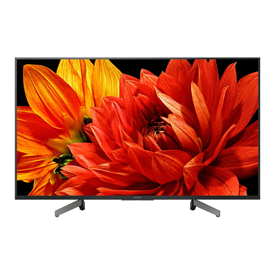 Sony BRAVIA KD-49XG83 Serie Kurzanleitung