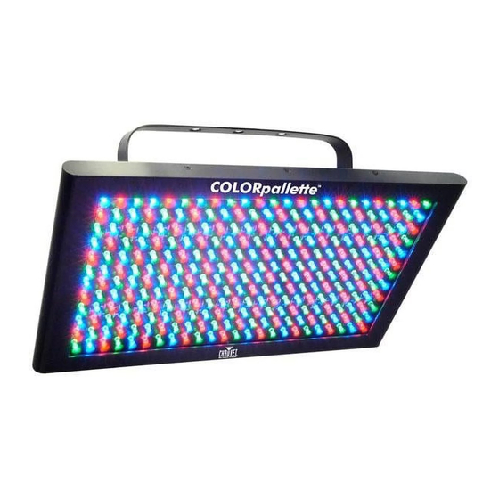 Chauvet DJ COLORpalette Kurzanleitung