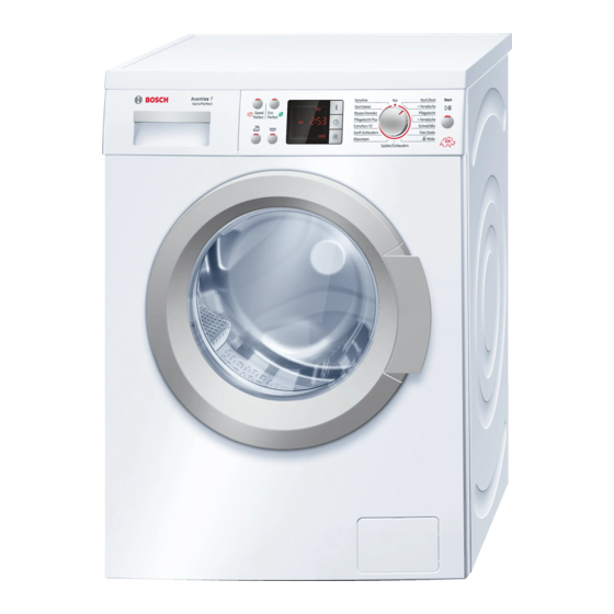 Bosch WAQ28440CH Gebrauchsanleitung