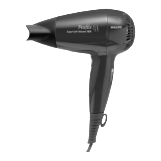 Philips profile soft volume HP 4838 Gebrauchsanweisung