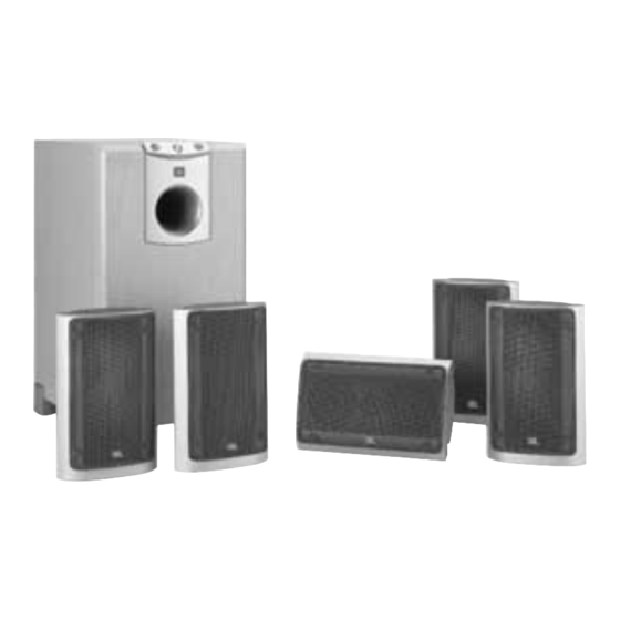JBL Simply Cinema SCS 20 Bedienungsanleitung