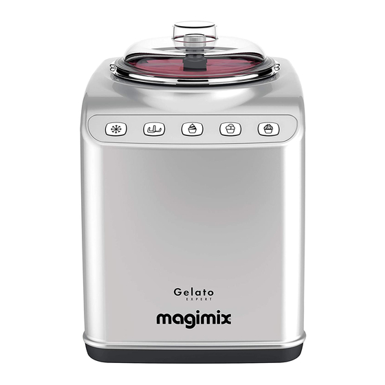 MAGIMIX Gelato expert Sicherheitshinweise