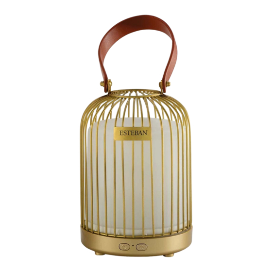 ESTEBAN Paris Parfums Lantern edition Bedienungsanleitung