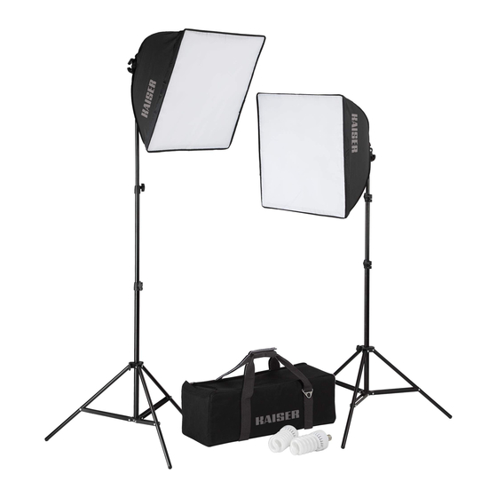Kaiser Fototechnik studiolight E70 Kit Bedienungsanleitung
