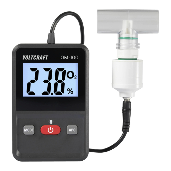 VOLTCRAFT OM-100 Bedienungsanleitung