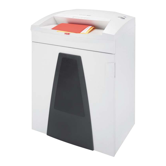 HSM Securio B35c Betriebsanleitung