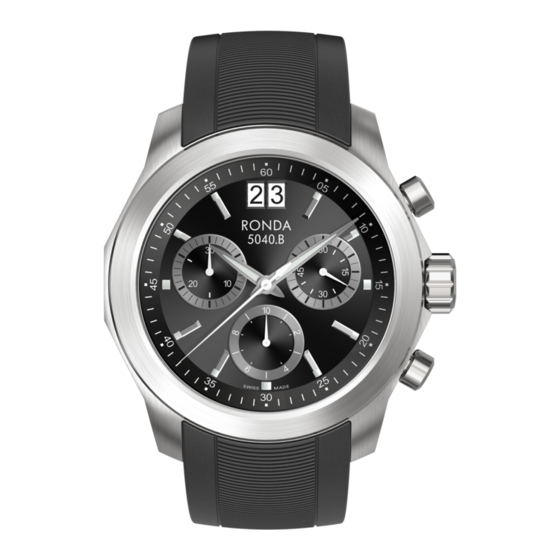 Ronda startech 5040.B Bedienungsanleitung