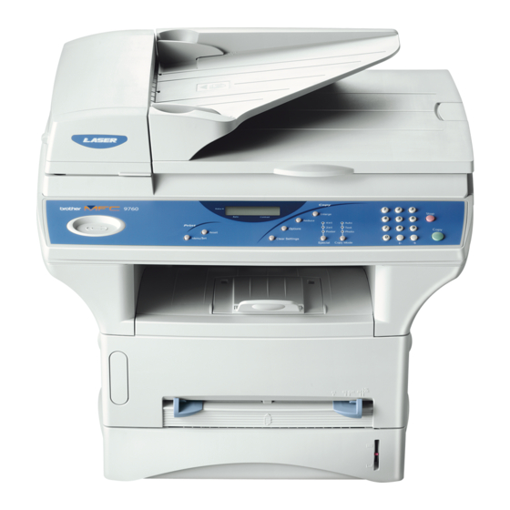 Brother MFC-9760 Benutzerhandbuch