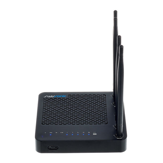 thomann swissonic Basic Router Bedienungsanleitung