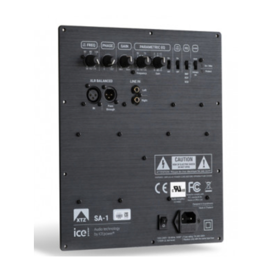 XTZ EDGE SA-1 Bedienungsanleitung