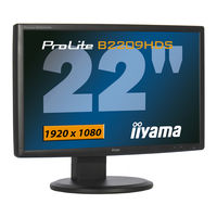 Iiyama ProLite E2209HDS Bedienungsanleitung