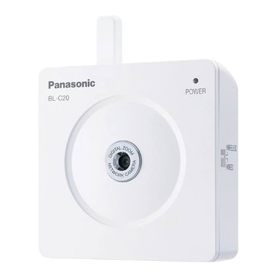 Panasonic BL-C20 Bedienungsanleitung