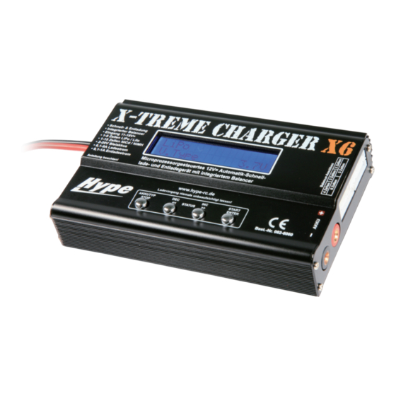 HYPE X-Treme CHARGER X6 Bedienungsanleitung