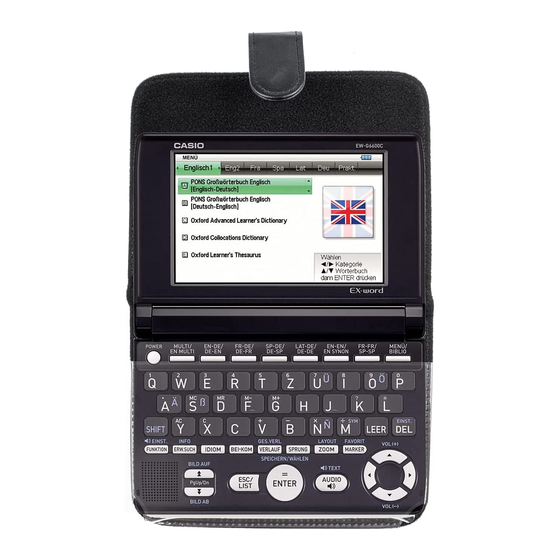Casio EW-G6000C Bedienungsanleitung