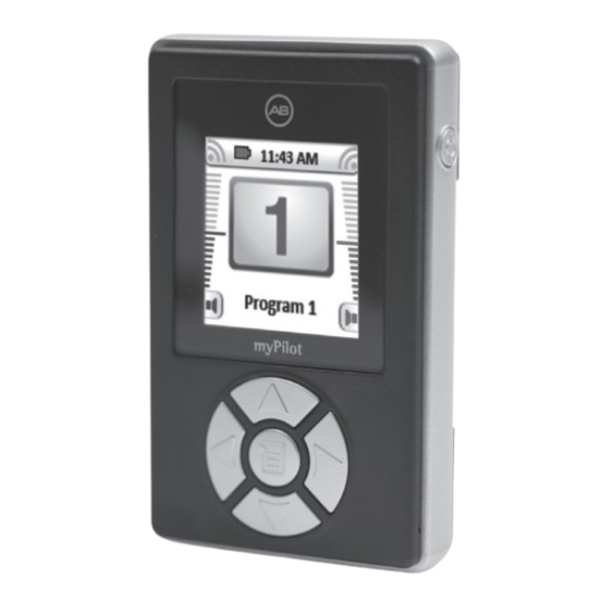 Advanced Bionics myPilot Gebrauchsanweisung