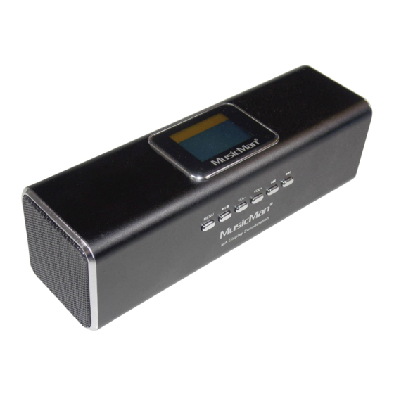 Technaxx MusicMan MA Display Bedienungsanleitung