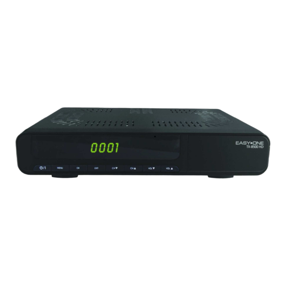 SetOne EasyOne TX8500 HD Bedienungsanleitung