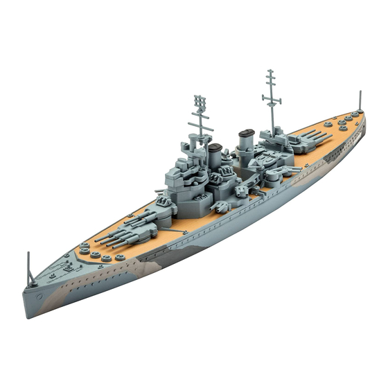 REVELL H.M.S. Prince of Wales Bedienungsanleitung