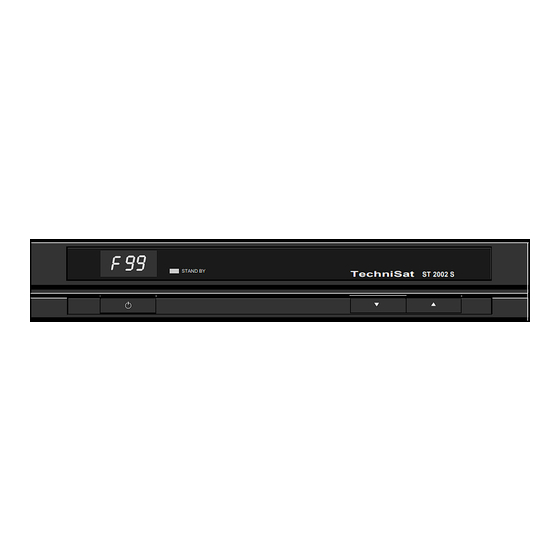 TechniSat ST 2002 S Stereo Bedienungsanleitung