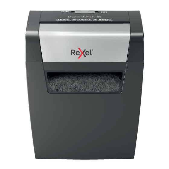 Rexel Momentum X308 Bedienungsanleitung