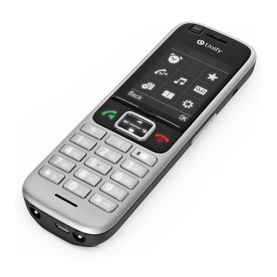 Unify OpenScape DECT Phone S6 Base Bedienungsanleitung