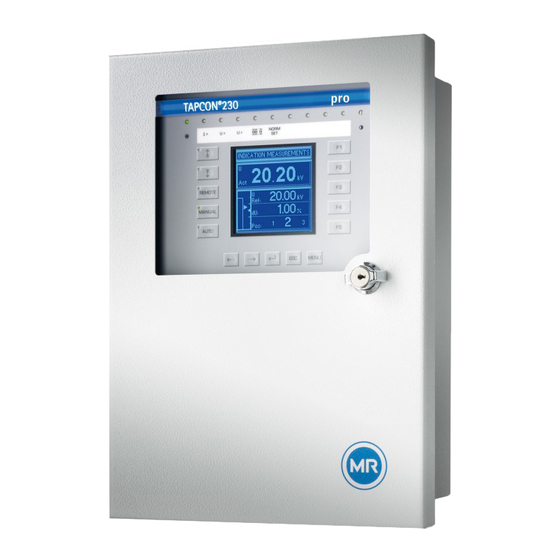 MR TAPCON 230 pro Betriebsanleitung