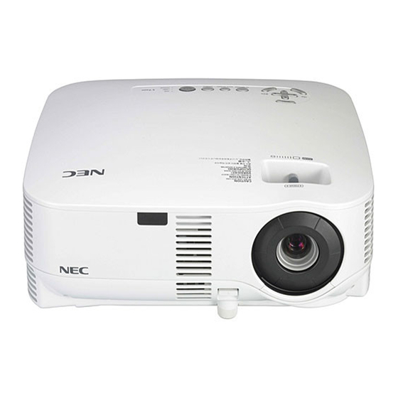 NEC VT800 Kurzanleitung
