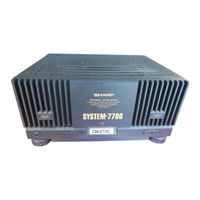 Sharp SM-7700HMK2 Serviceanleitung