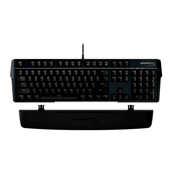HyperX Alloy MKW100 Handbücher