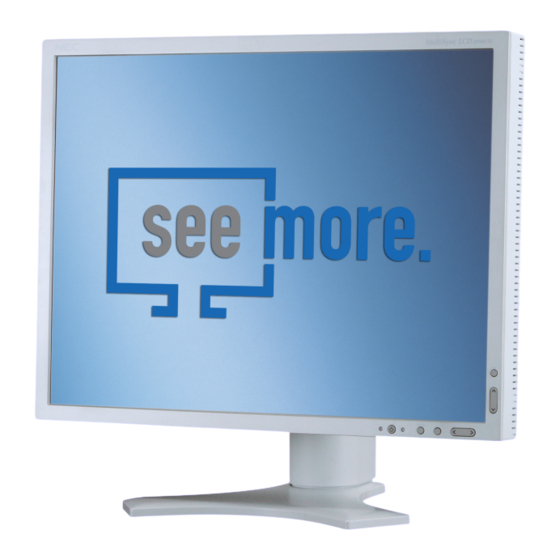 NEC MultiSync LCD2190UXp Bedienerhandbuch