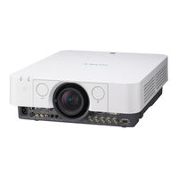 Sony VPL-FX30 Kurzreferenz