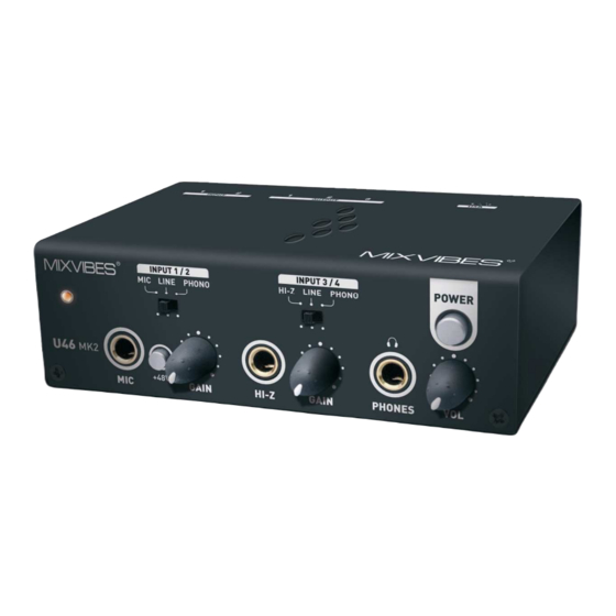 MIXVIBES U46MK2 Handbuch
