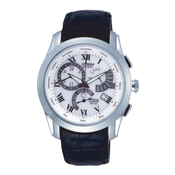 Citizen E870 Kurze Anweisungen