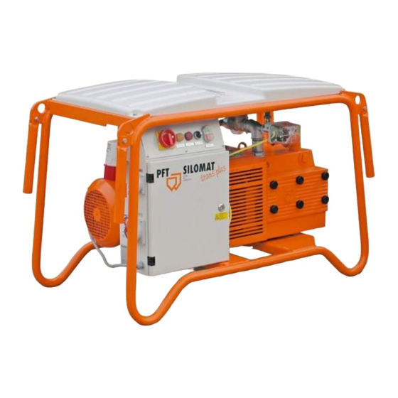 PFT SILOMAT trans plus DF Q 105 Betriebsanleitung
