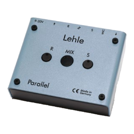 Lehle Parallel M Bedienungsanleitung