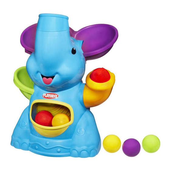 Hasbro Playskool Poppin' PARK Elefun Busy Ball Popper Bedienungsanleitung