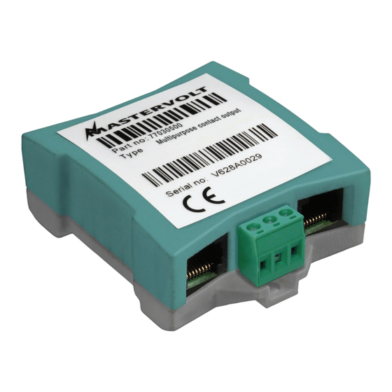 Mastervolt 77030500 Betriebsanleitung