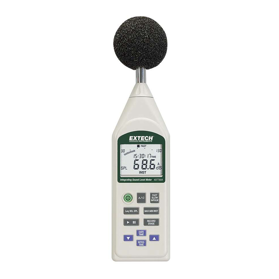 Extech Instruments 407780A Benutzerhandbuch