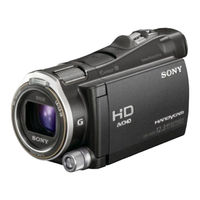 Sony Handycam HDR-CX700VE Handbuch