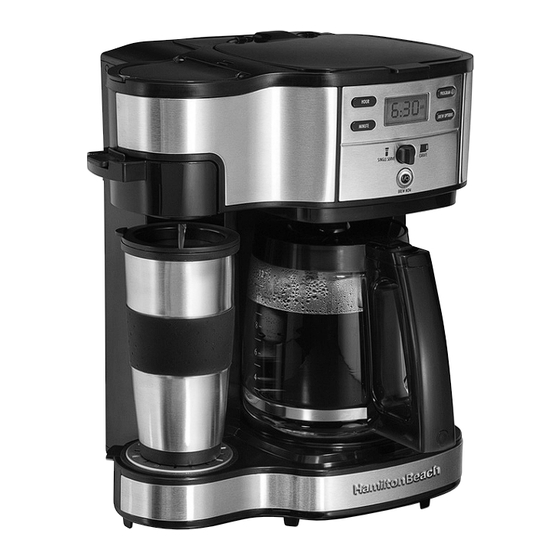 Hamilton Beach The Scoop 2-Way Brewer Bedienungsanleitung