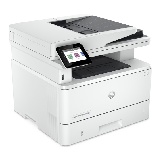 HP LaserJet Pro MFP 4101 Benutzerhandbuch