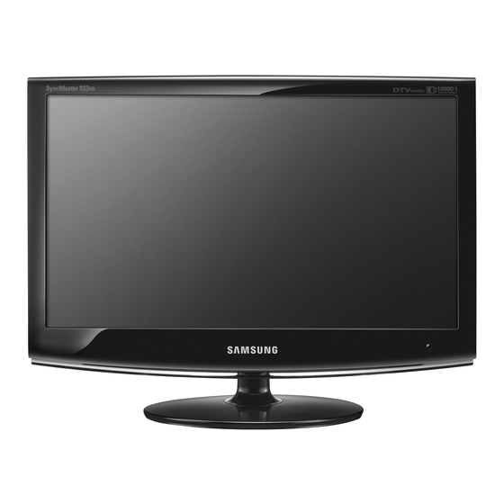 Samsung SyncMaster 933HD Benutzerhandbuch