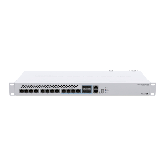 MikroTik CRS312-4C+8XG-RM Kurzanleitung
