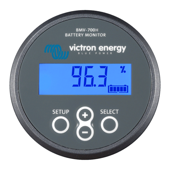 Victron energy BMV-700H Anleitung