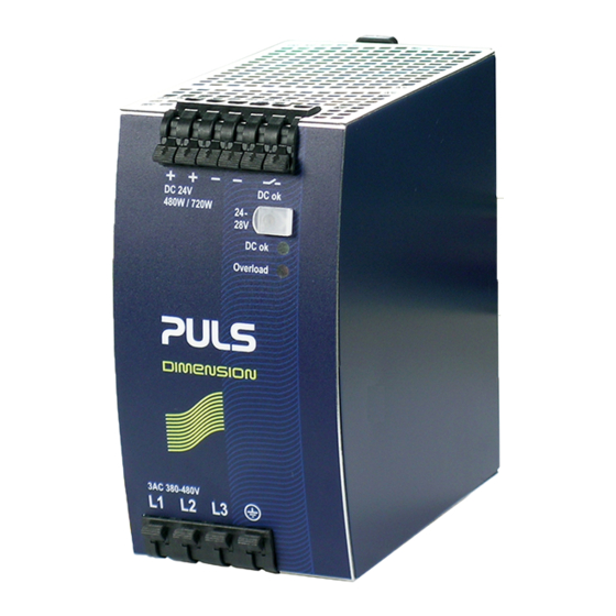 PULS QT20.241 Installationsanleitung